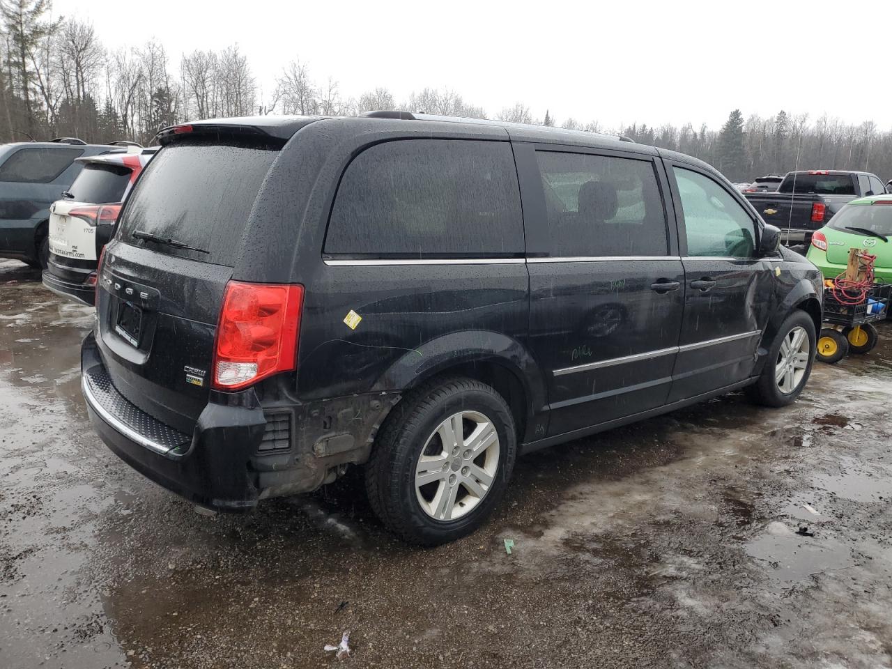 2016 Dodge Caravan VIN 2C4RDGDG5GR381548 Copart auction photo, side damage thumbnail 3
