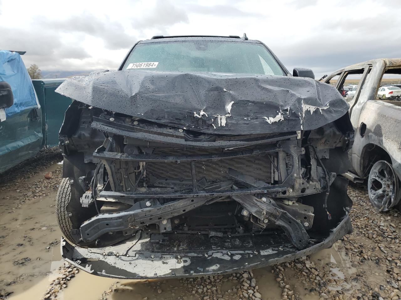 2021 Chevrolet Tahoe VIN 1GNSKRKD9MR175640 Copart auction photo, front end damage thumbnail 5