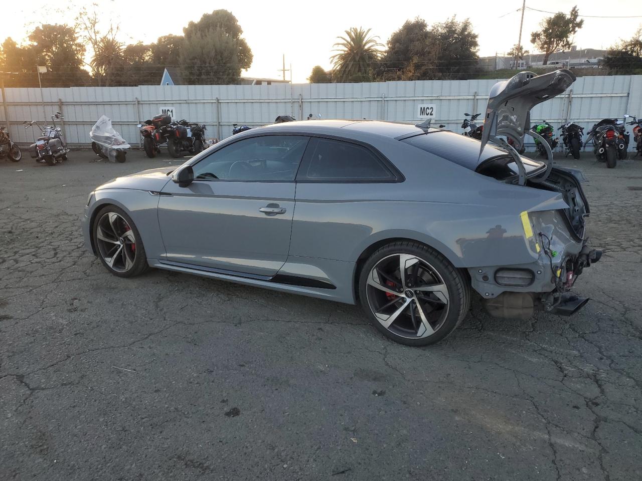 2018 Audi RS5 VIN WUAPWAF54JA904437 Copart auction photo, rear end damage thumbnail 2