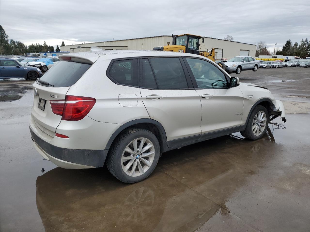 2013 BMW X3 VIN 5UXWX9C51D0A10108 Copart auction photo, front end / mechanical damage thumbnail 3