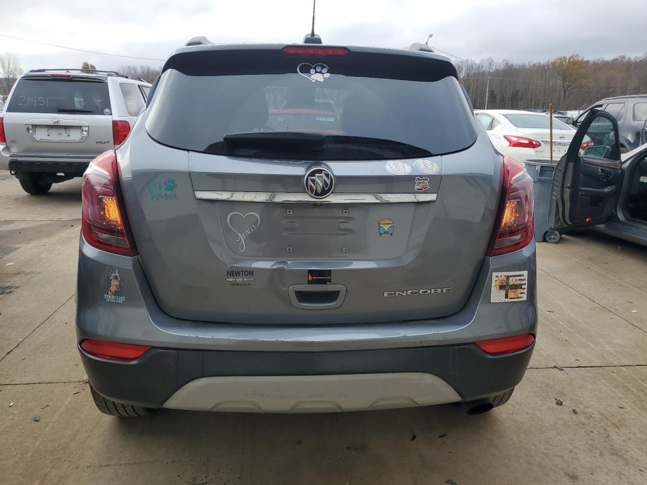 2019 Buick Encore VIN KL4CJASB1KB748823 Copart auction photo, front end damage thumbnail 6