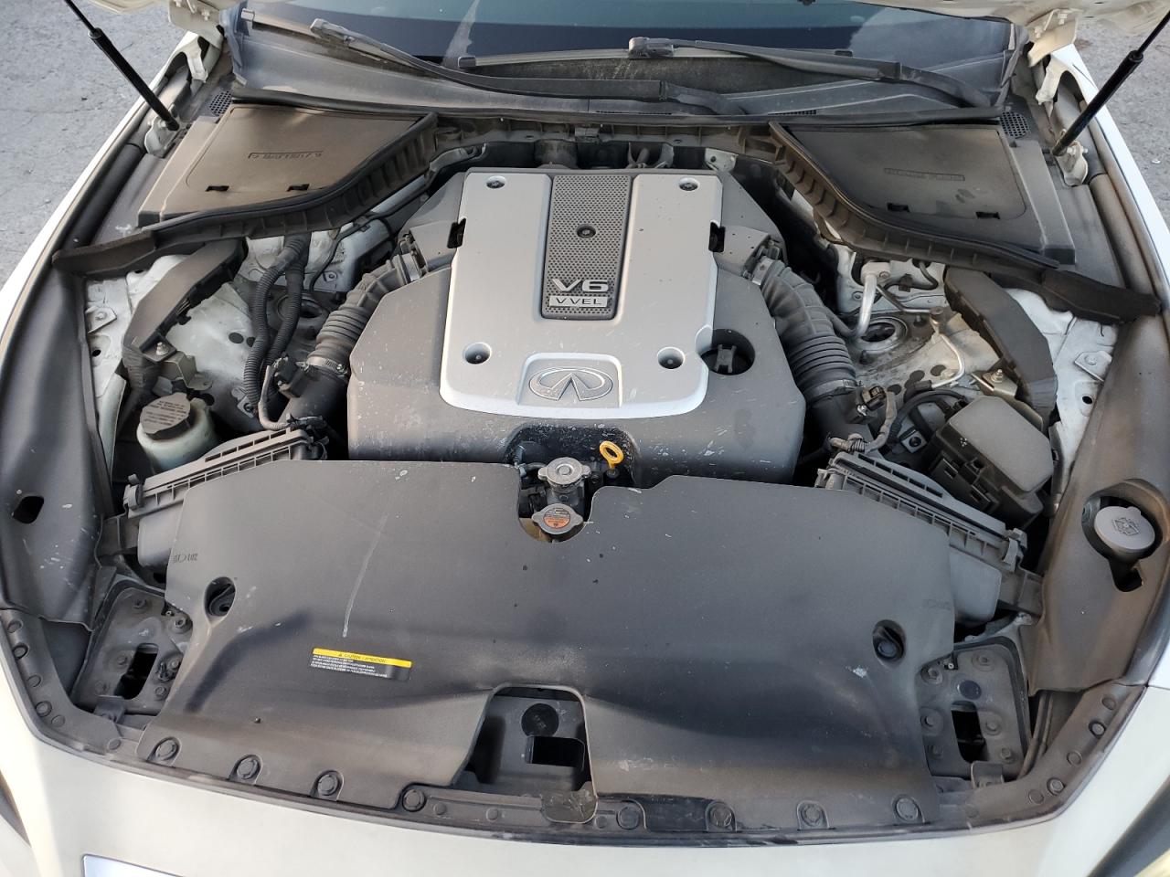 2014 Infiniti Q50 VIN JN1BV7APXEM686257 Copart auction photo, side / rear end damage thumbnail 13