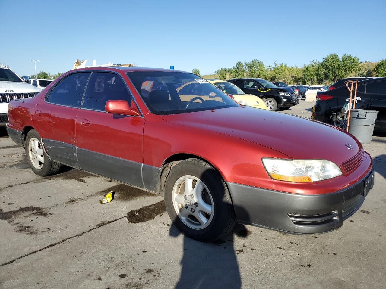 1992 Lexus ES VIN JT8VK13TXN0096236 Copart auction photo, side damage thumbnail 4