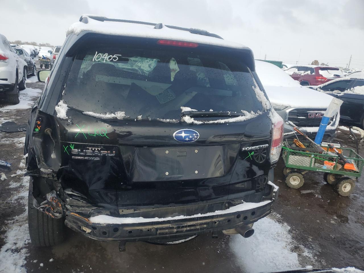 2018 Subaru Forester VIN JF2SJALC6JH412641 Copart auction photo, rear end damage thumbnail 6