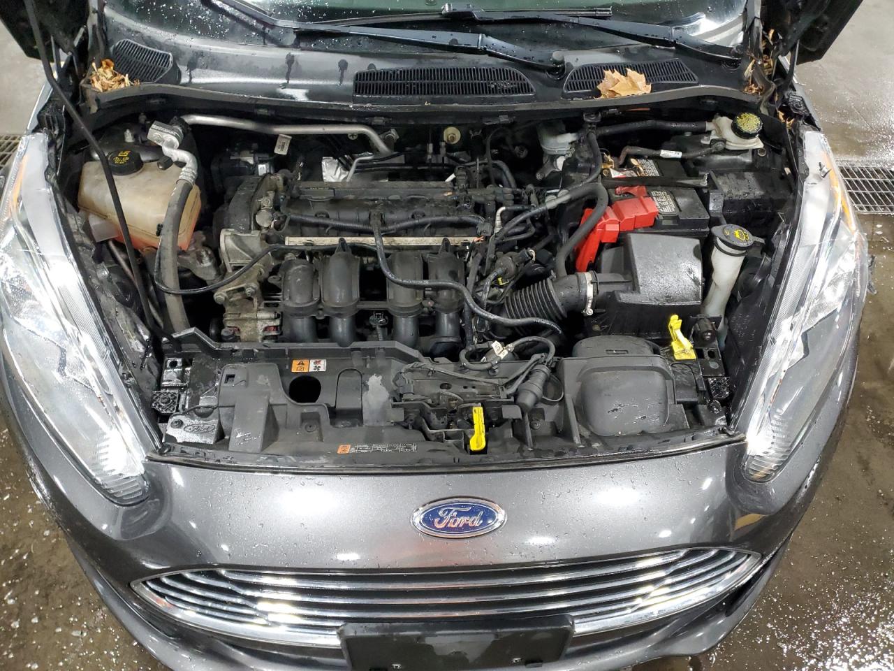 2016 Ford Fiesta VIN 3FADP4BJ4GM162608 Copart auction photo, all over damage thumbnail 11