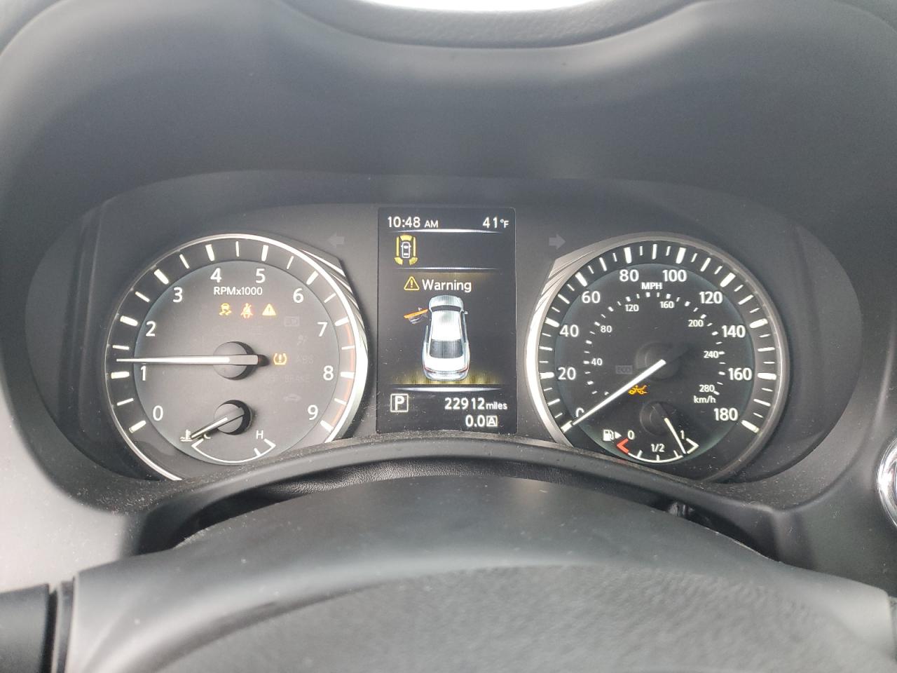 2018 Infiniti Q50 VIN JN1EV7AP7JM361587 Copart auction photo, undercarriage / front end damage thumbnail 9