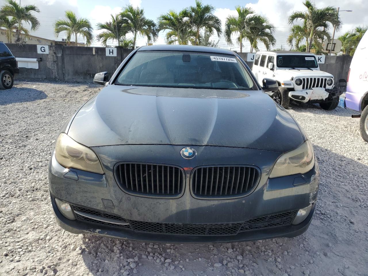 2012 BMW 5er VIN WBAFU9C51CC787762 Copart auction photo, front end damage thumbnail 5