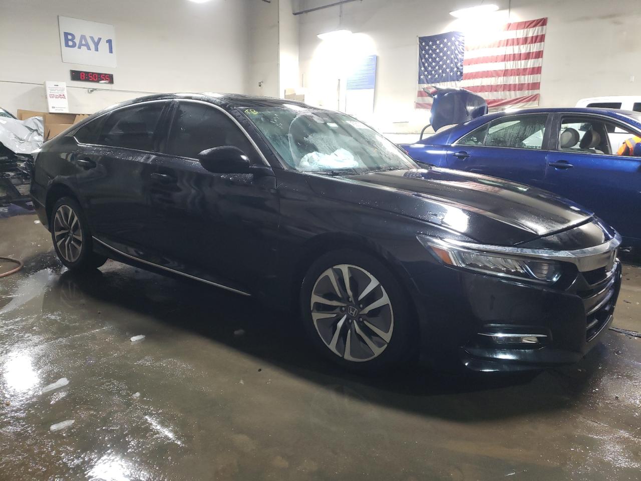 2019 Honda Accord VIN 1HGCV3F41KA017818 Copart auction photo, all over damage thumbnail 4