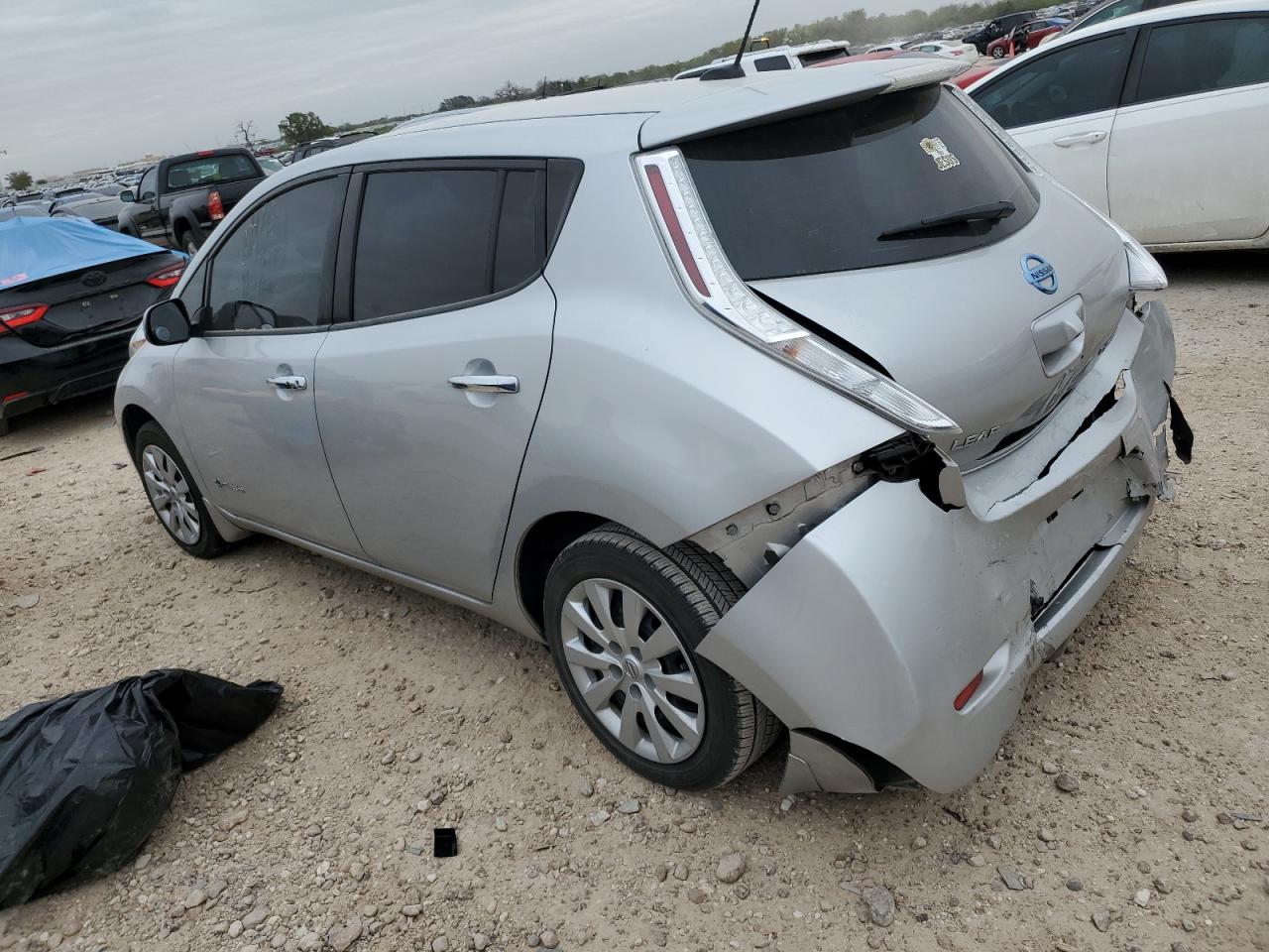 2016 Nissan Leaf VIN 1N4AZ0CP0GC309498 Copart auction photo, rear end / front end damage thumbnail 2