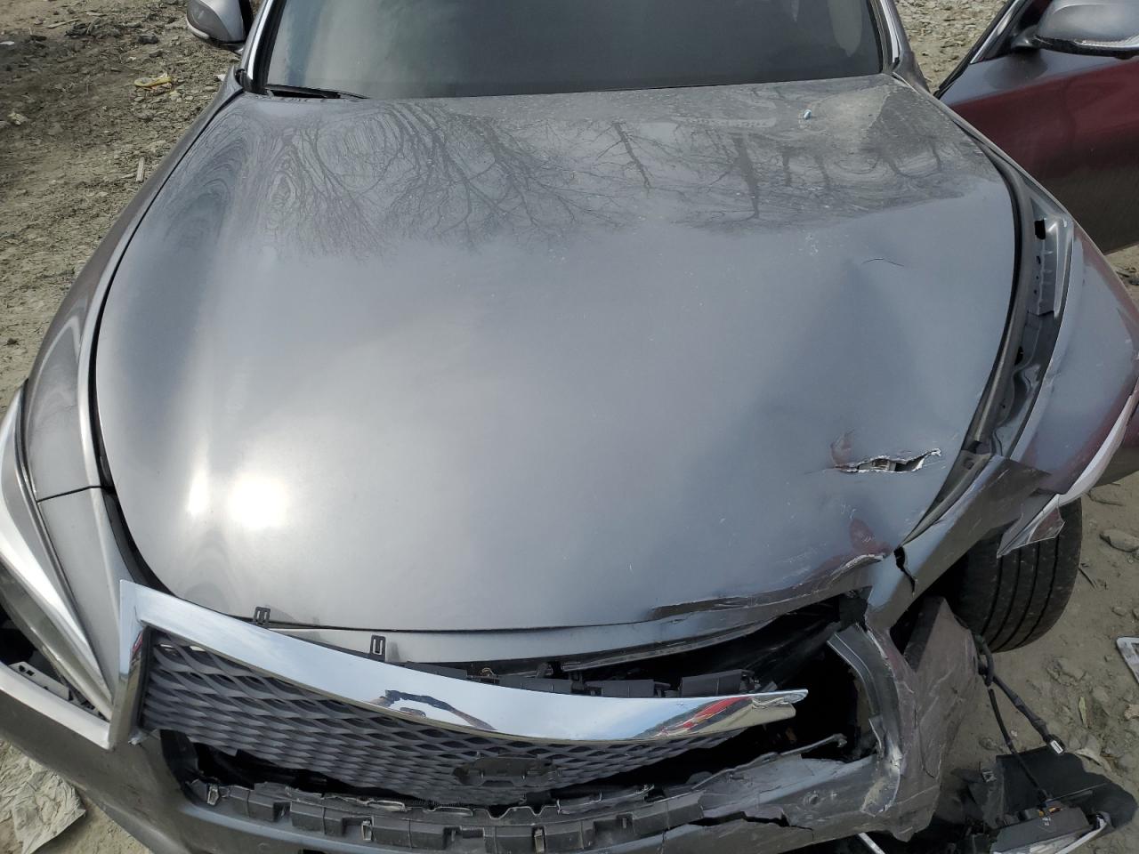 2019 Infiniti Q70 VIN JN1BY1AR9KM585437 Copart auction photo, front end damage thumbnail 12