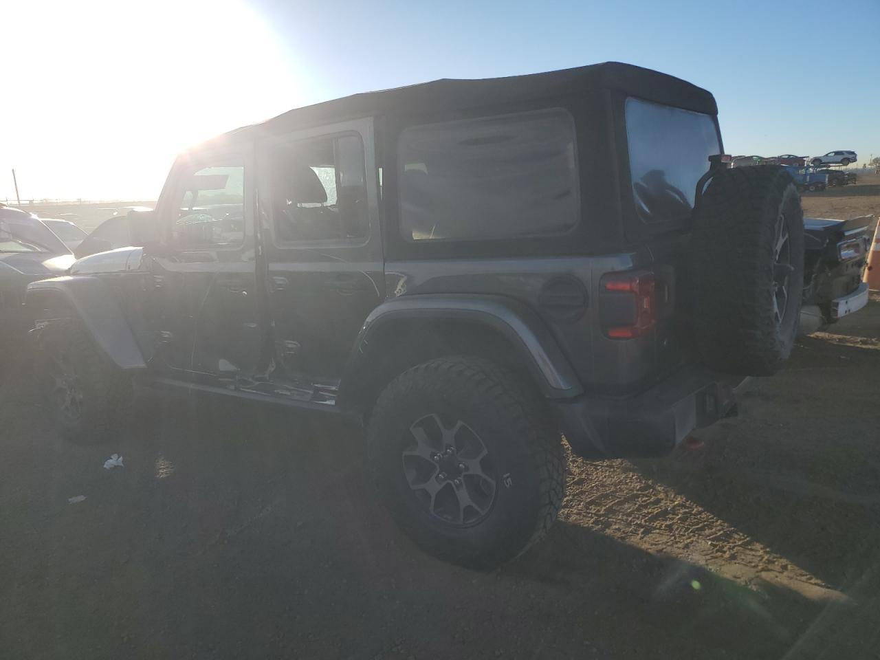 2018 Jeep Wrangler VIN 1C4HJXFG7JW148612 Copart auction photo, side damage thumbnail 2