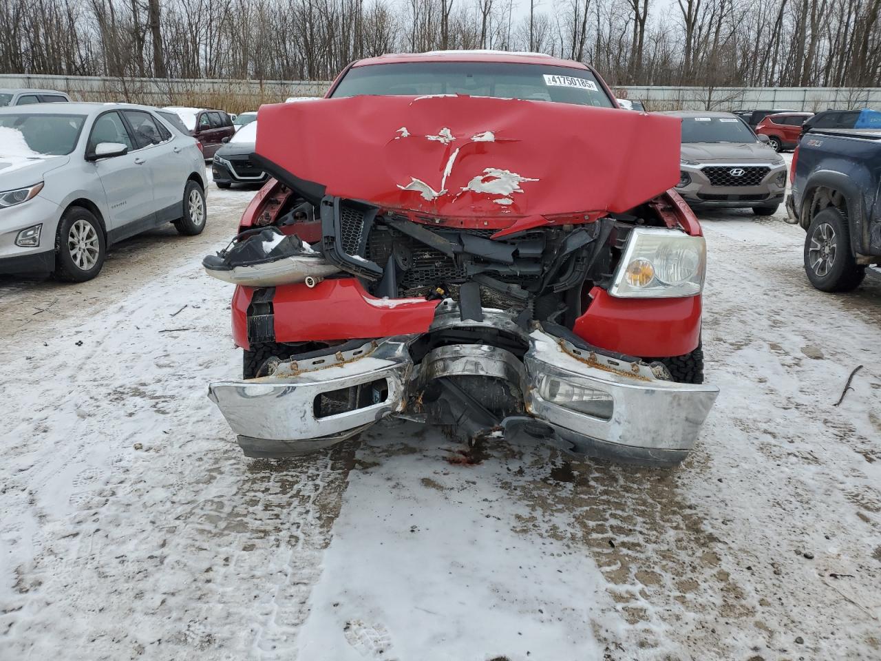 2005 Ford F-150 VIN 1FTPX045X5KC07863 Copart auction photo, front end damage thumbnail 5