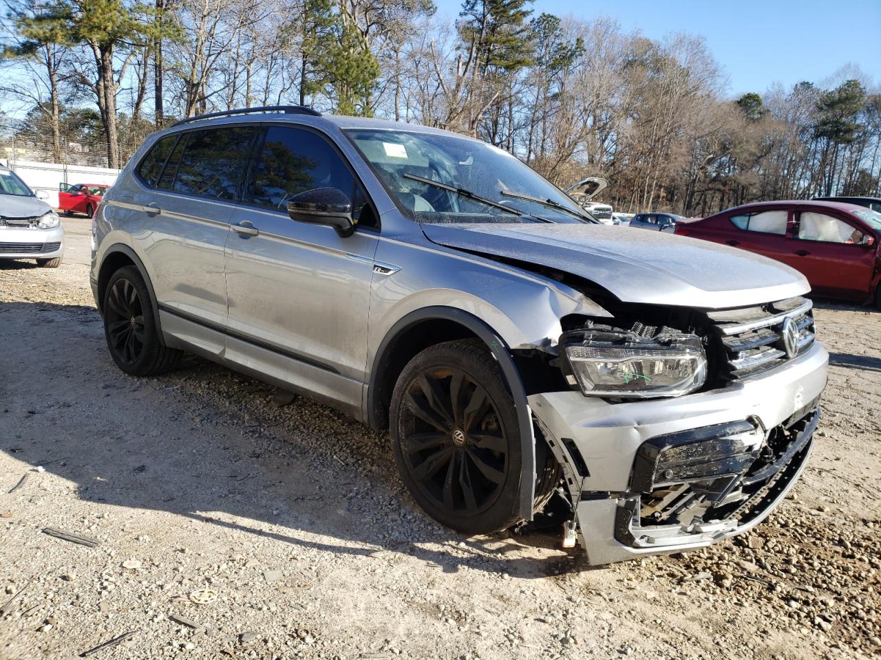 2021 Volkswagen Tiguan VIN 3VV3B7AX1MM063091 Copart auction photo, front end damage thumbnail 4
