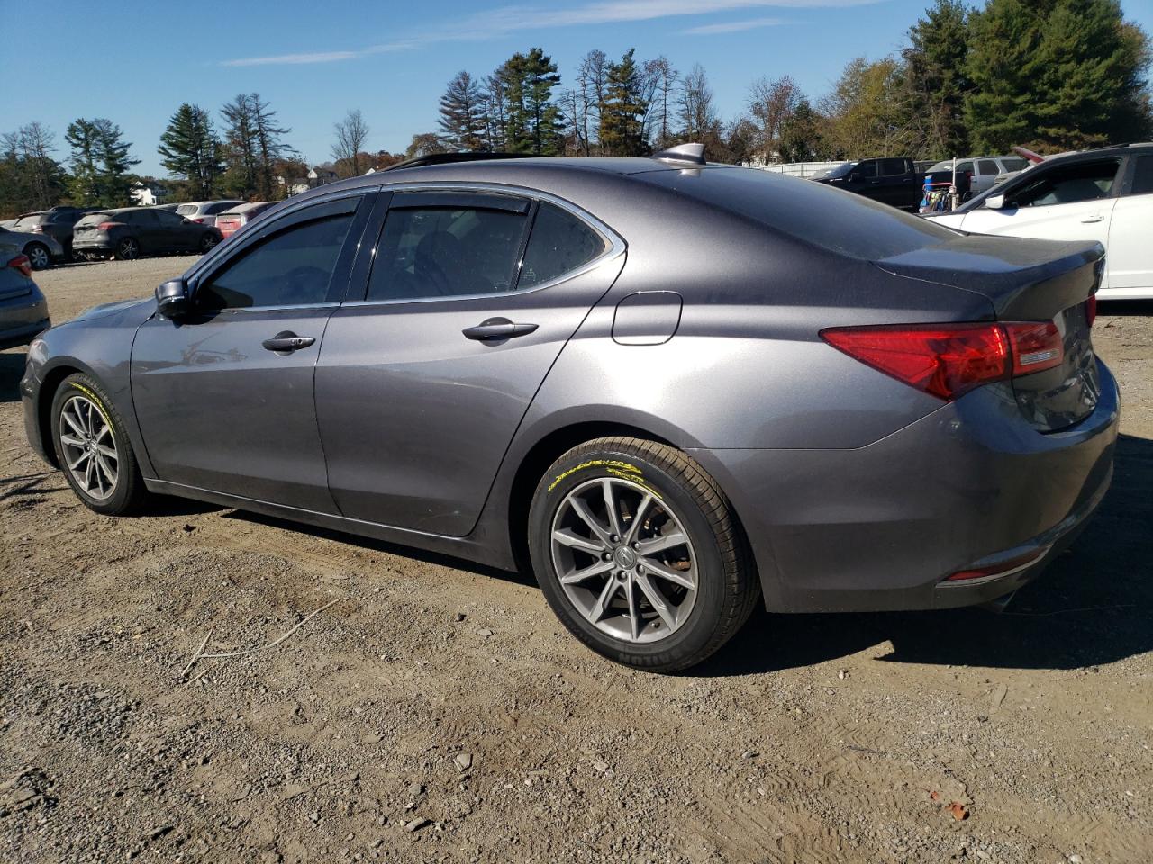 2018 Acura TLX VIN 19UUB1F32JA009105 Copart auction photo, front end / undercarriage damage thumbnail 2