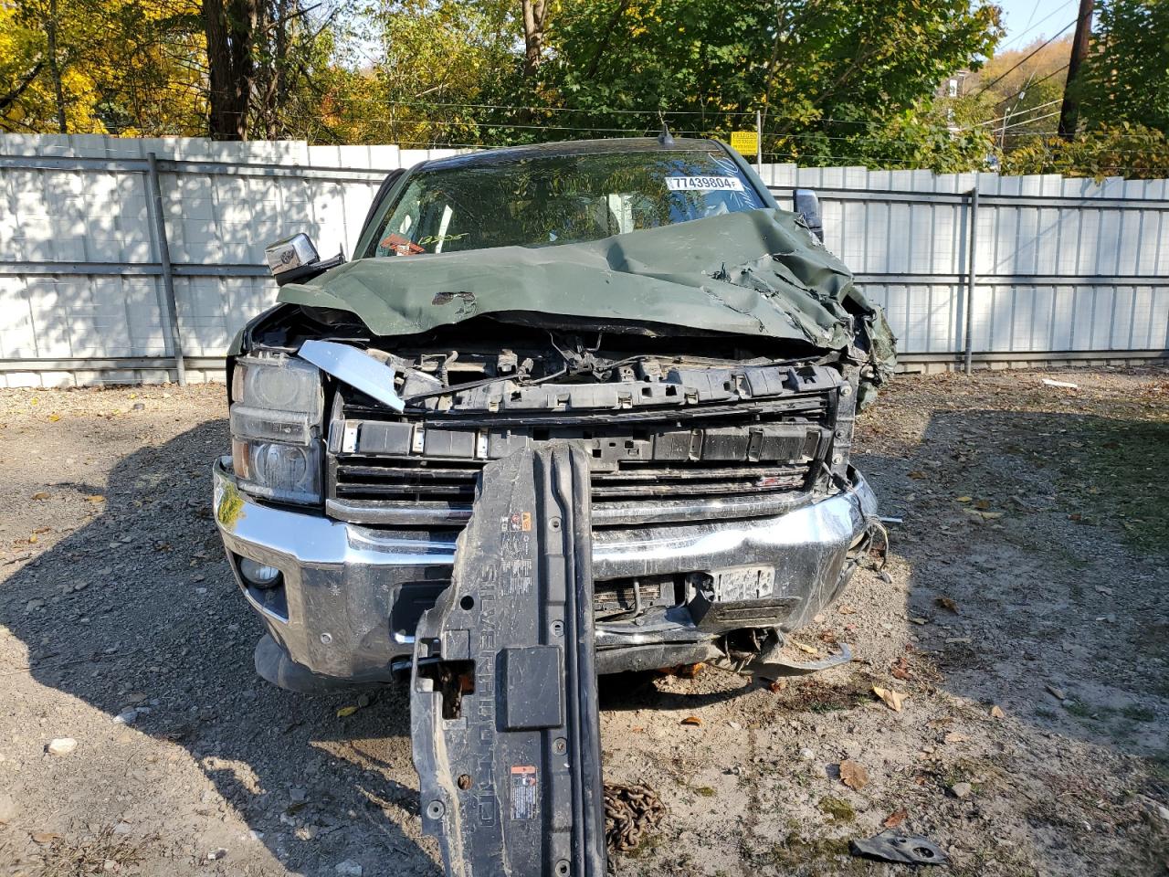 2015 Chevrolet Silverado VIN 1GC1KWE88FF572066 Copart auction photo, all over damage thumbnail 5