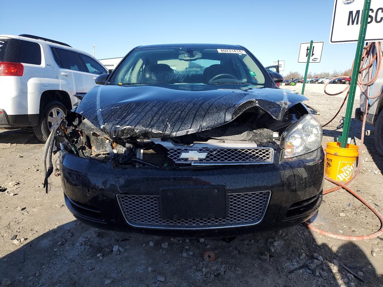 2013 Chevrolet Impala VIN 2G1WF5E34D1230653 Copart auction photo, front end damage thumbnail 5