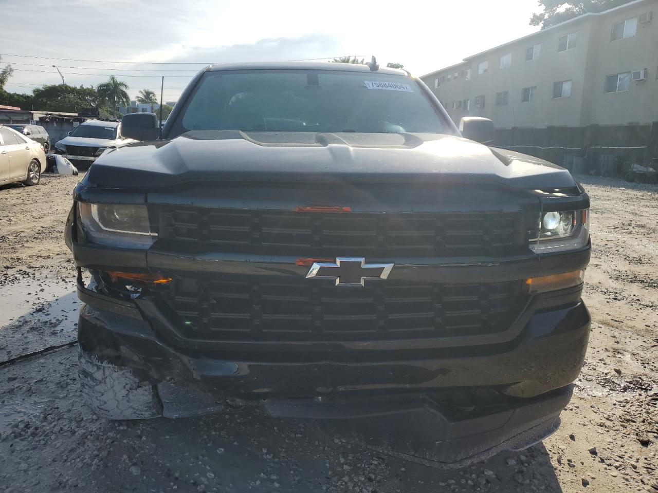 2018 Chevrolet Silverado VIN 1GCRCPEC5JZ360288 Copart auction photo, front end damage thumbnail 5