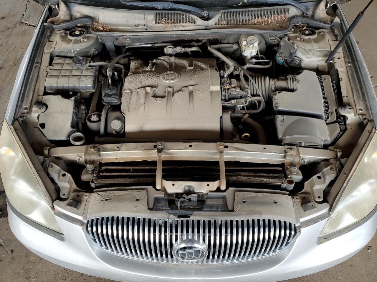 2006 Buick Lucerne VIN 1G4HE57Y56U212158 Copart auction photo, burn - engine / side damage thumbnail 11