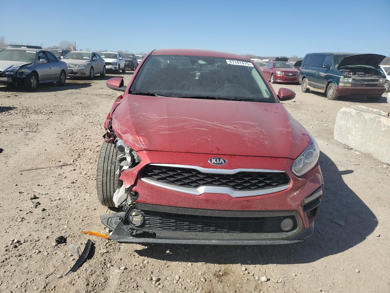 2020 KIA Forte VIN 3KPF24AD7LE154004 Copart auction photo, front end damage thumbnail 5