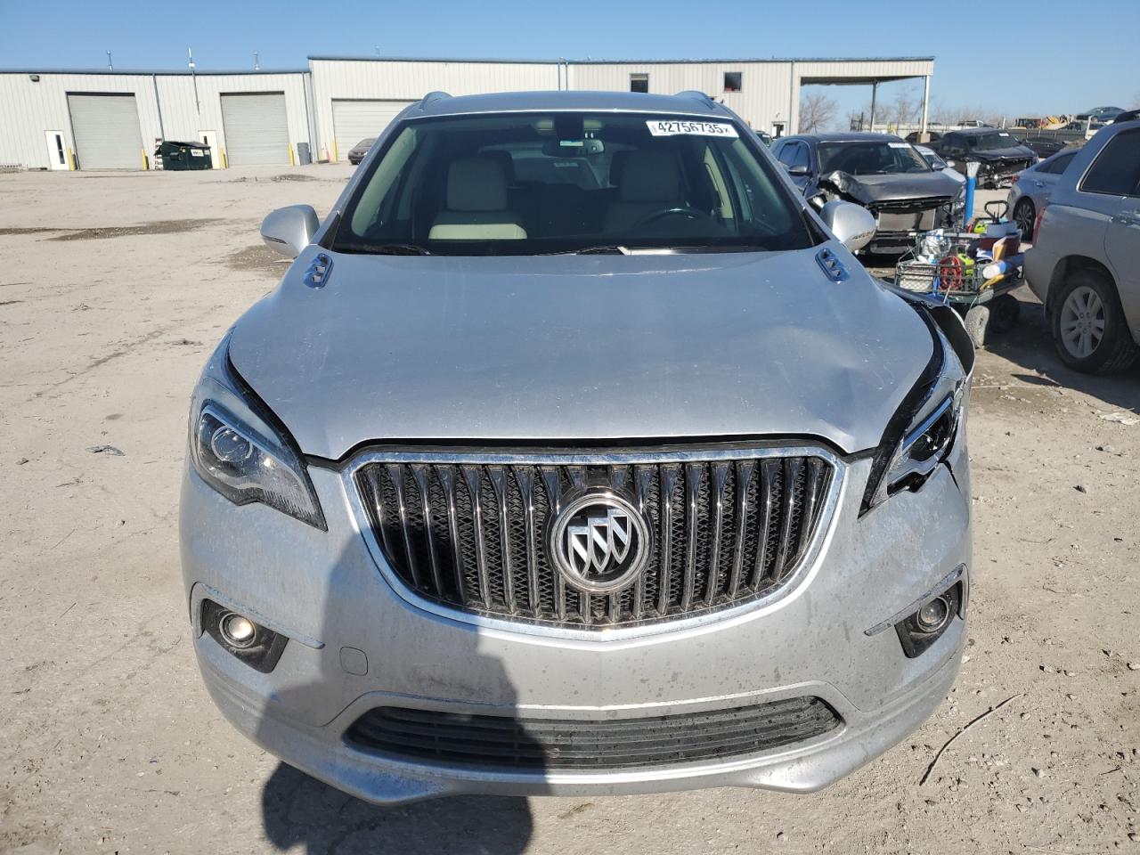2017 Buick Envision VIN LRBFXBSA0HD219454 Copart auction photo, front end damage thumbnail 5