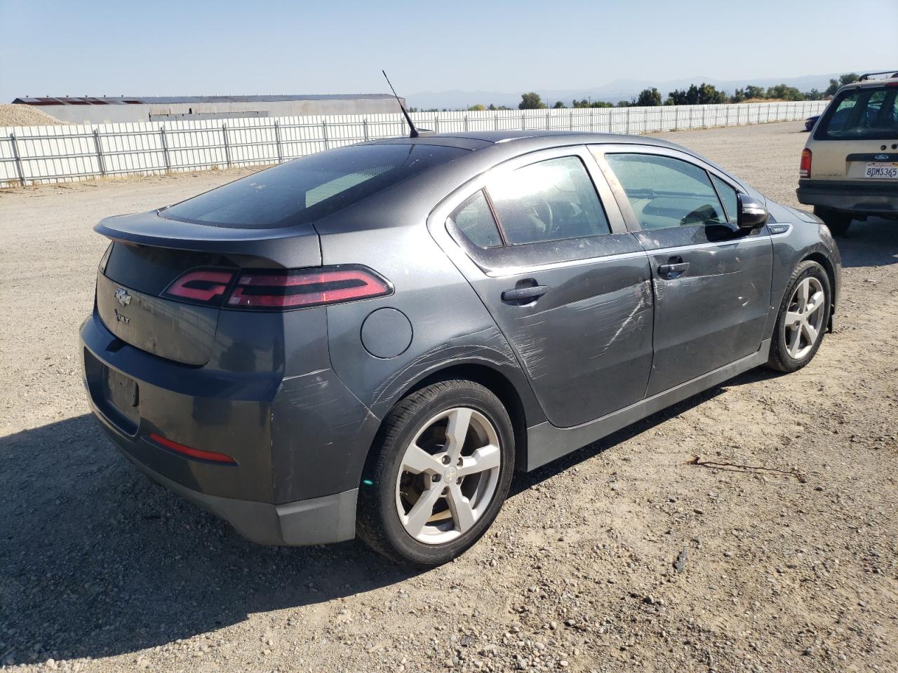 2013 Chevrolet Volt VIN 1G1RE6E43DU119689 Copart auction photo, side / rear end damage thumbnail 3