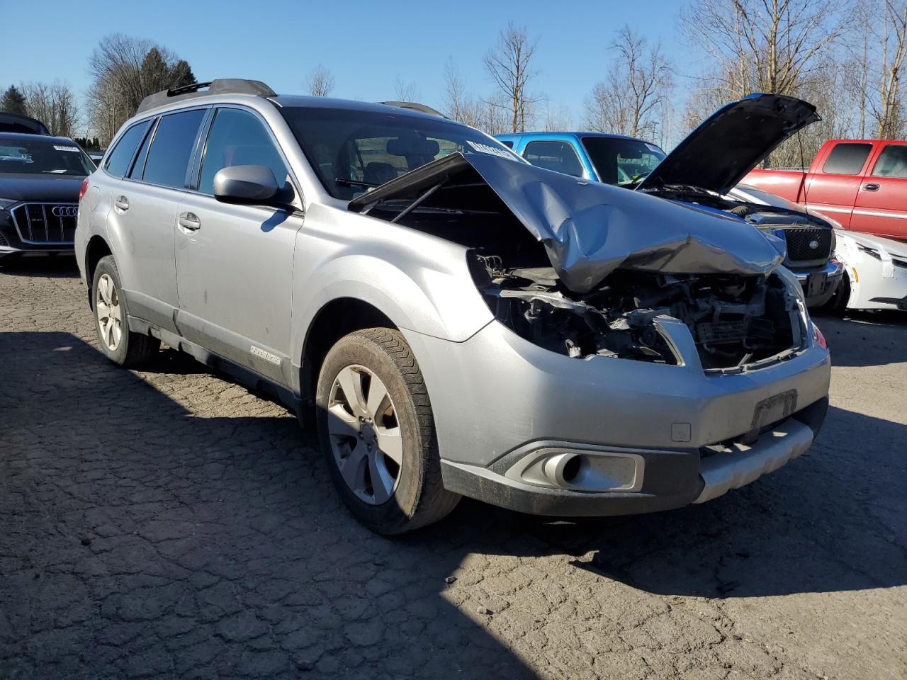 2010 Subaru Outback VIN 4S4BRBKC5A3348034 Copart auction photo, front end damage thumbnail 4