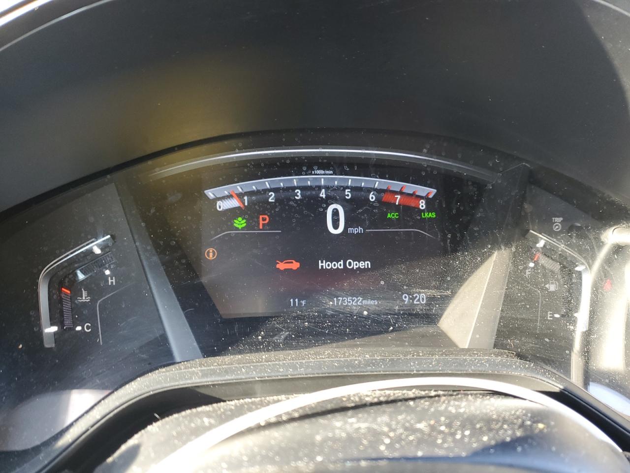 2020 Honda CR-V VIN 5J6RW2H20LL010600 Copart auction photo, front end / side damage thumbnail 9