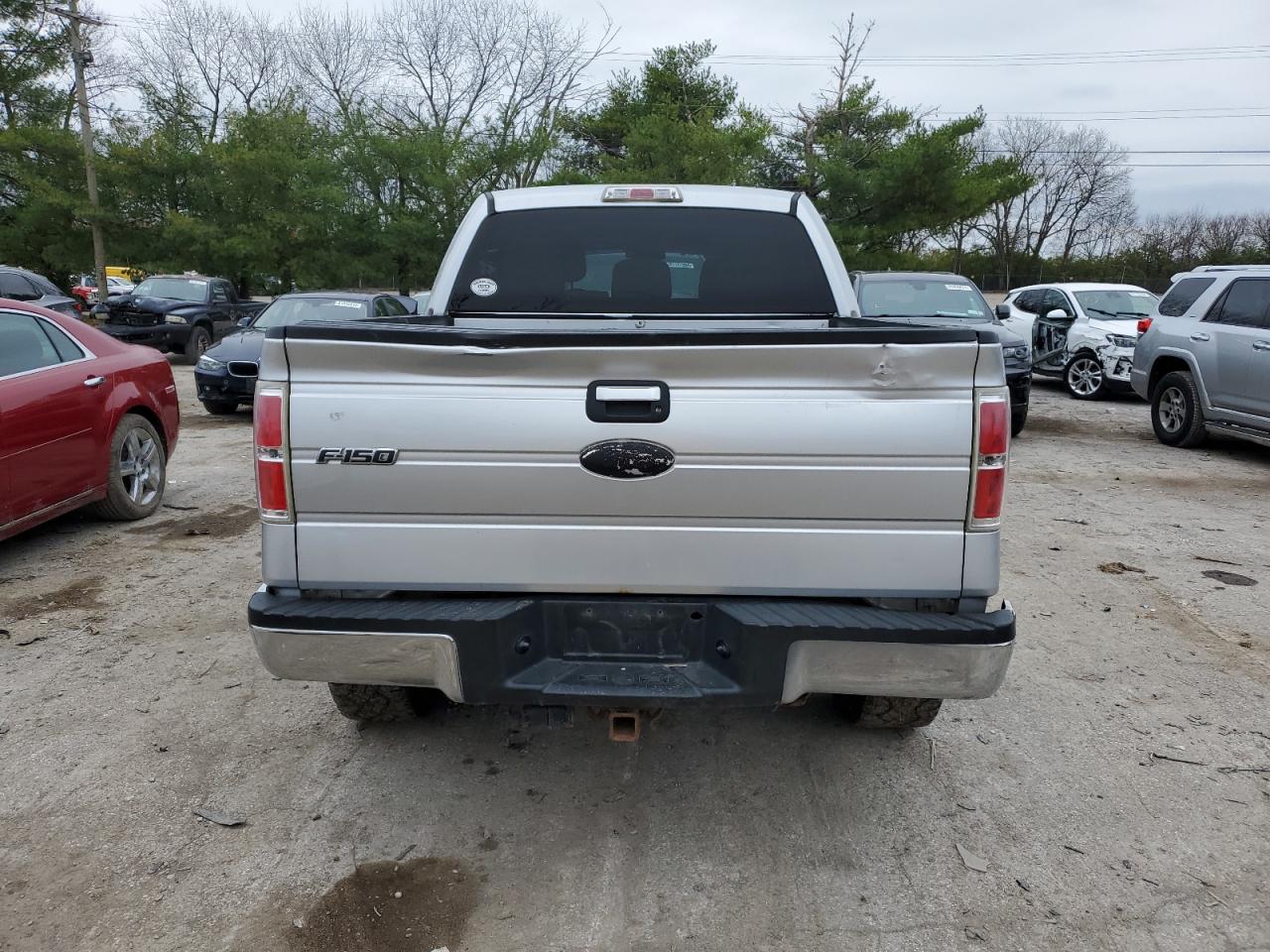 2011 Ford F-150 VIN 1FTFW1ET6BFB75872 Copart auction photo, front end / frame damage damage thumbnail 6