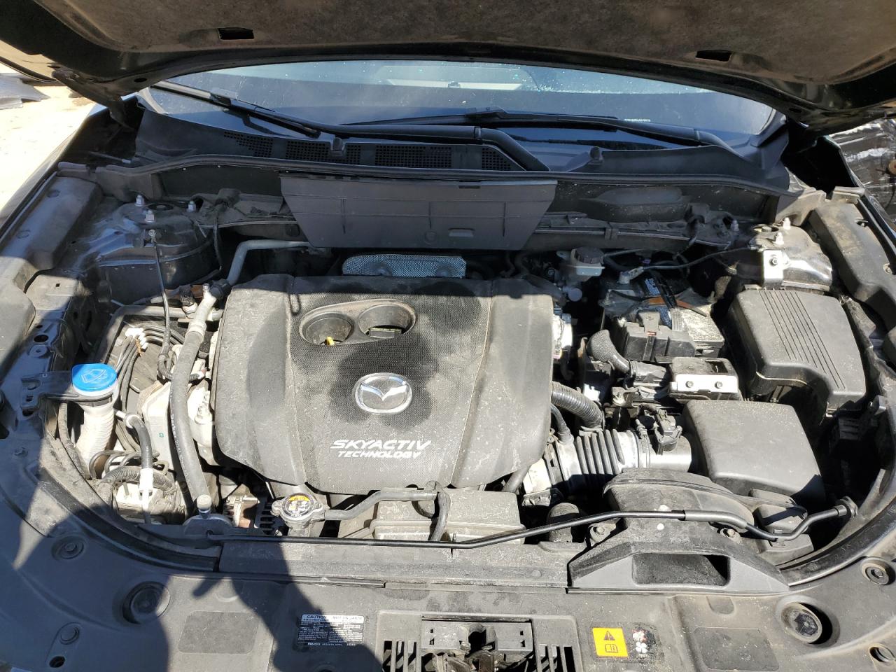 2018 Mazda CX-5 VIN JM3KFBDM3J0370416 Copart auction photo, side / front end damage thumbnail 14