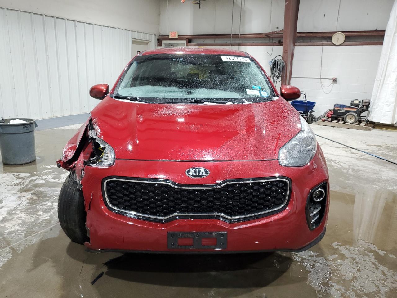2018 KIA Sportage VIN KNDPMCAC4J7399792 Copart auction photo, side / front end damage thumbnail 5