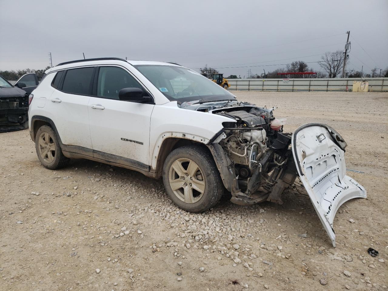 2022 Jeep Compass VIN 3C4NJCBB3NT119450 Copart auction photo, front end damage thumbnail 4