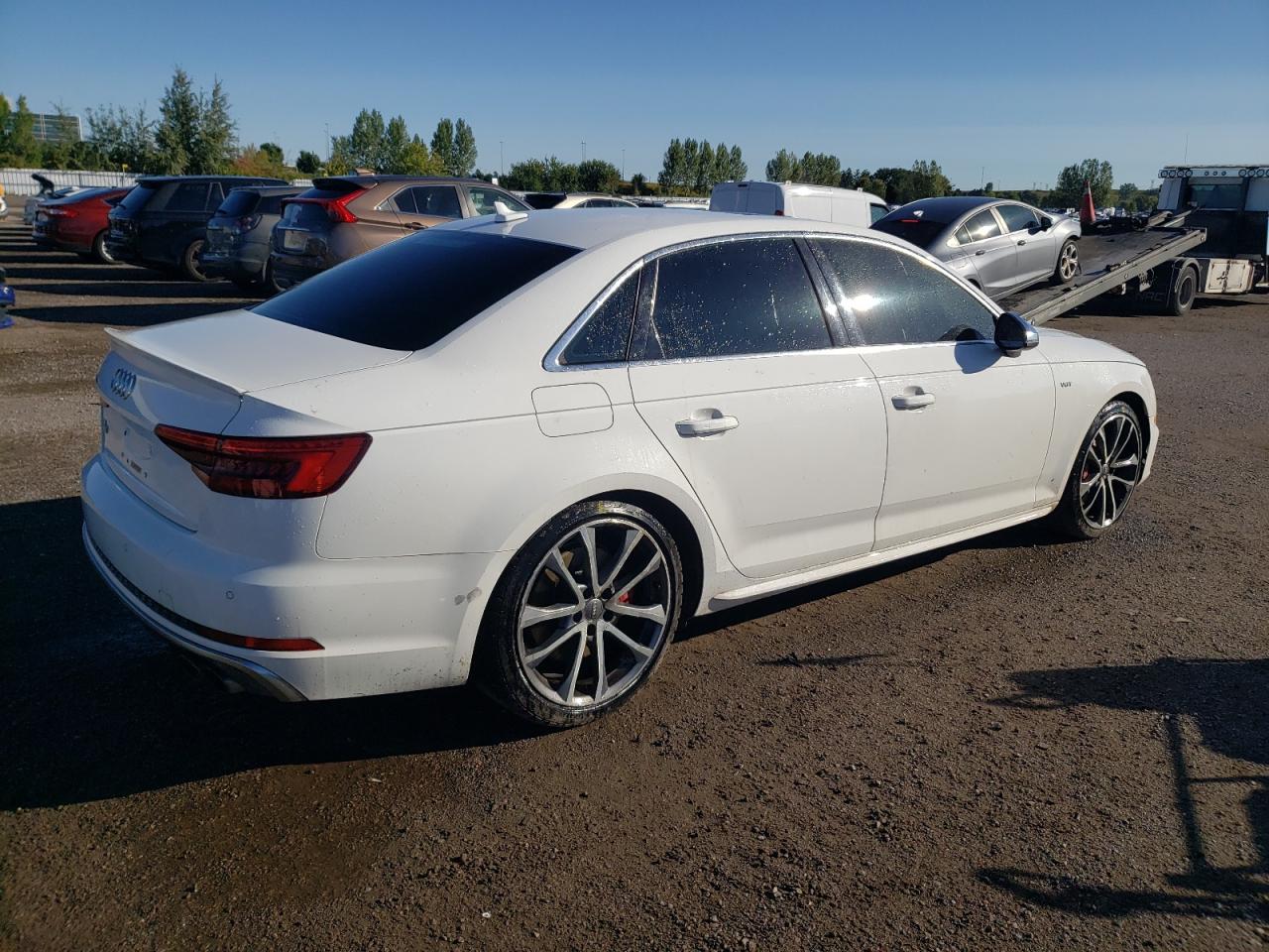 2018 Audi RS4 VIN WAUB4AF46JA002082 Copart auction photo, vandalism / rear end damage thumbnail 3