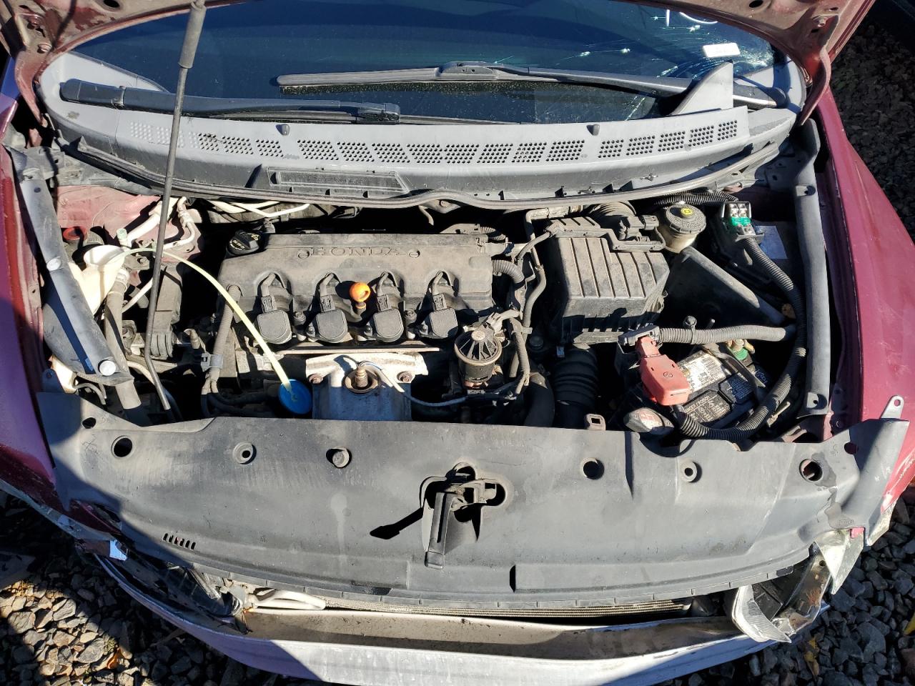 2008 Honda Civic VIN 1HGFA16568L117268 Copart auction photo, all over damage thumbnail 11