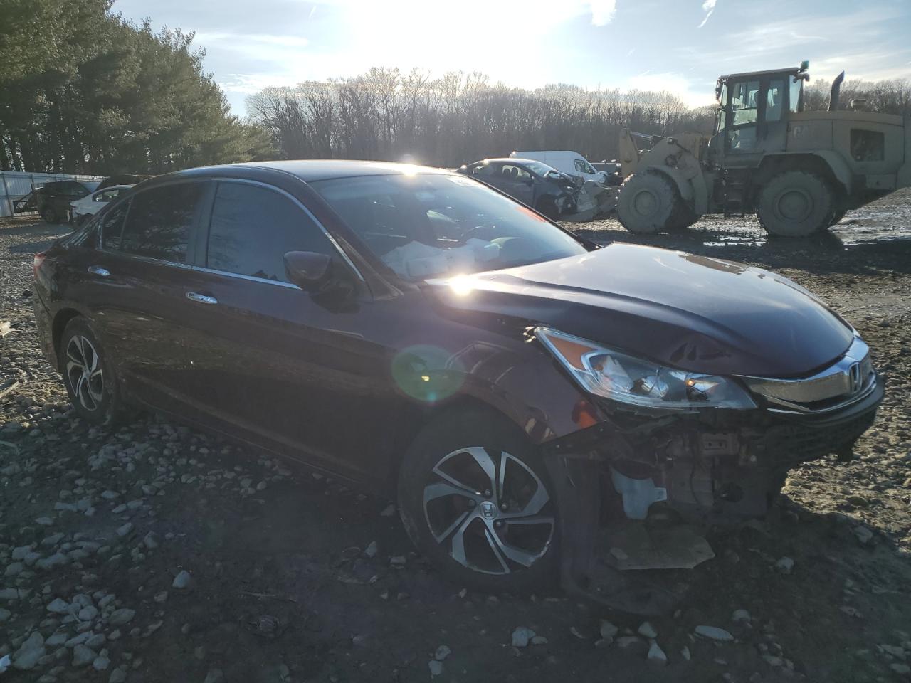 2017 Honda Accord VIN 1HGCR2F30HA130092 Copart auction photo, front end damage thumbnail 4