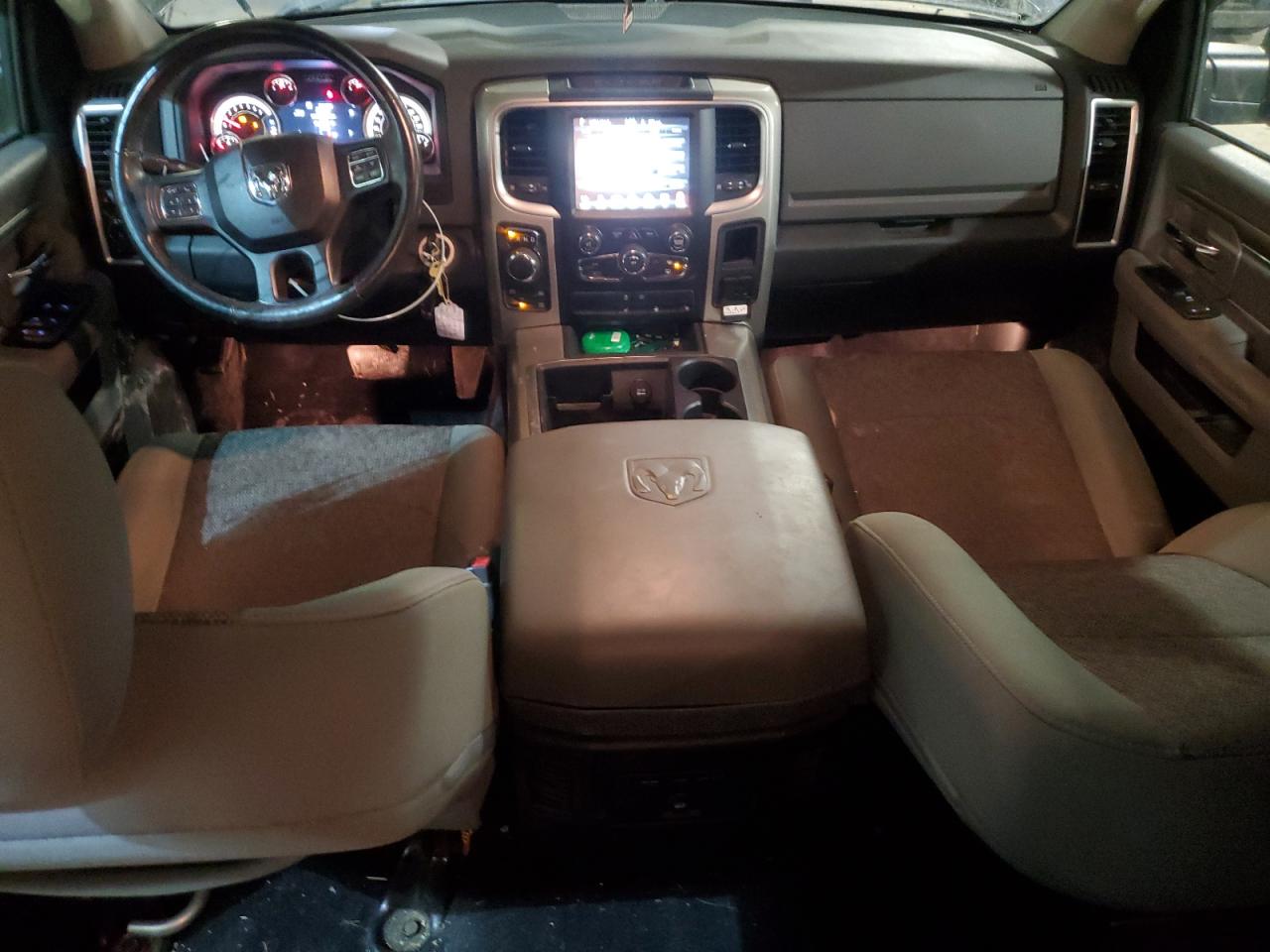 2015 RAM 1500 VIN 3C6RR7LT7FG711685 Copart auction photo, front end / undercarriage damage thumbnail 8