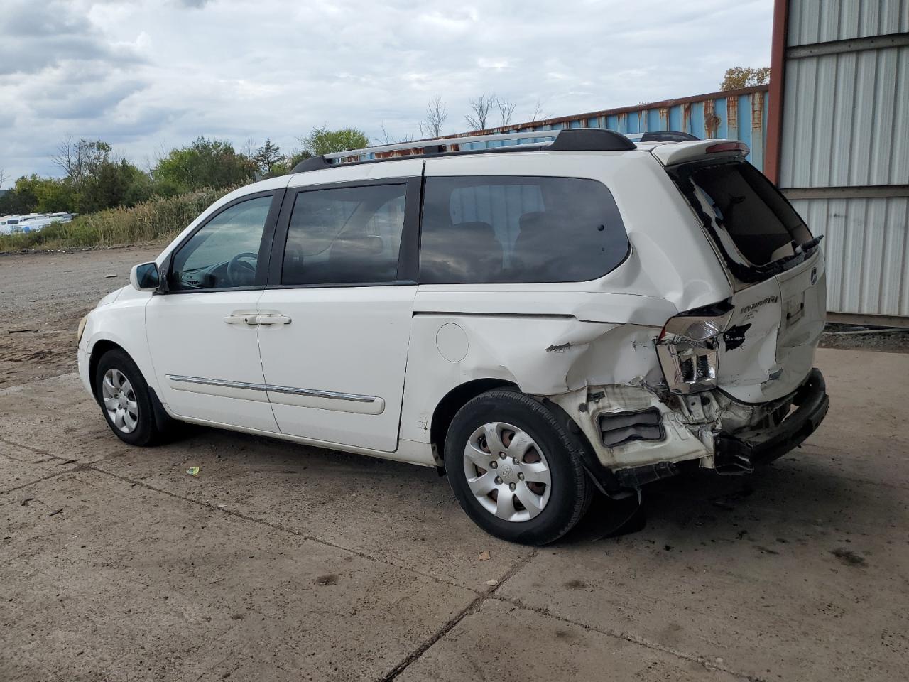 2008 Hyundai Entourage VIN KNDMC233486051438 Copart auction photo, rear end damage thumbnail 2