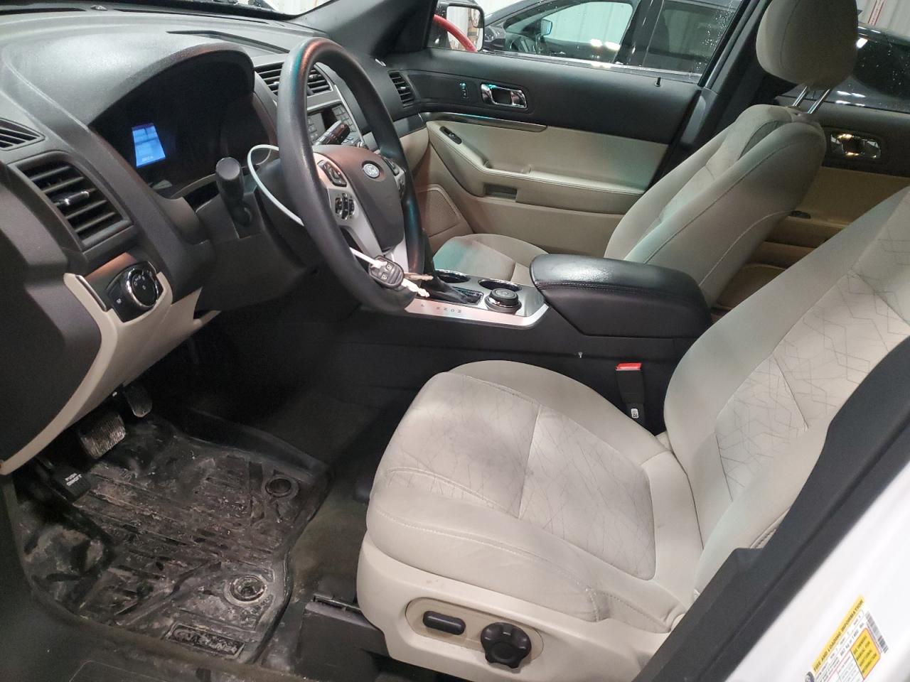 2014 Ford Explorer VIN 1FM5K8B88EGA49779 Copart auction photo, front end / side damage thumbnail 7