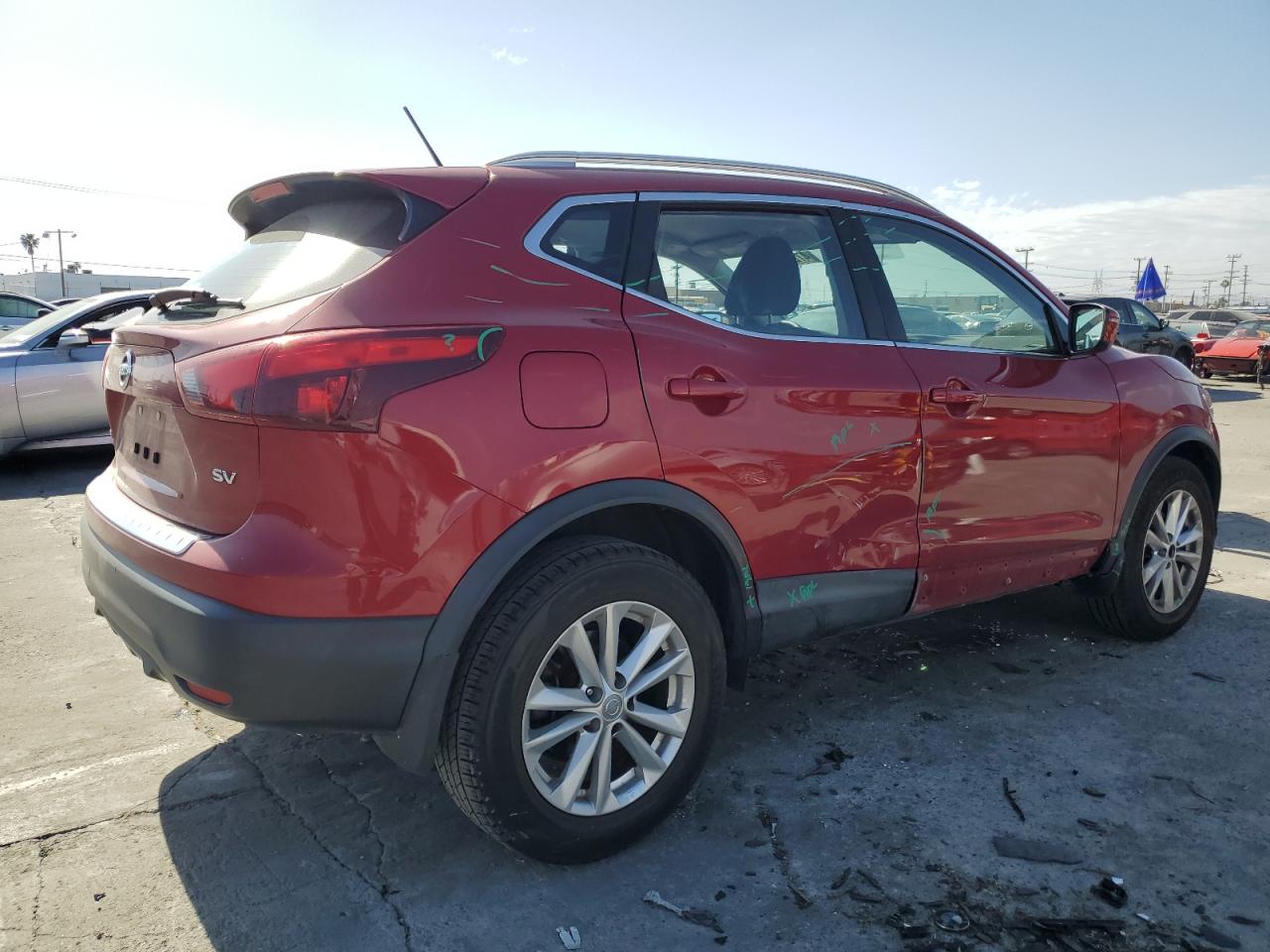 2018 Nissan Rogue VIN JN1BJ1CP4JW164583 Copart auction photo, undercarriage / side damage thumbnail 3