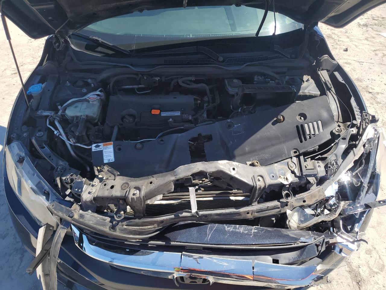 2018 Honda Civic VIN 2HGFC2F56JH597993 Copart auction photo, front end damage thumbnail 11