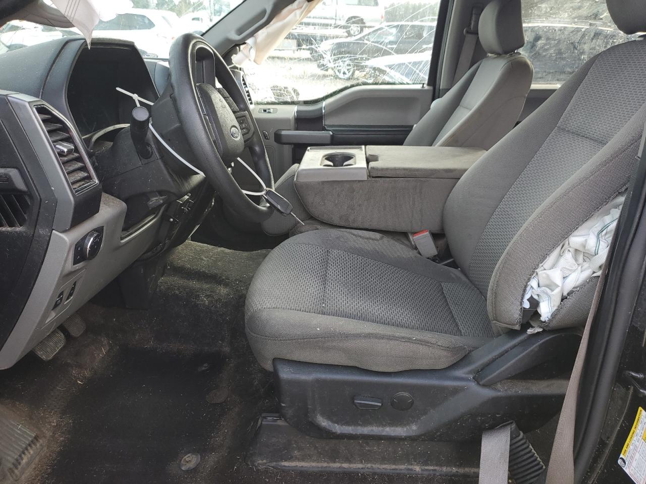 2020 Ford F-150 VIN 1FTEW1E58LKD77697 Copart auction photo, front end / side damage thumbnail 7