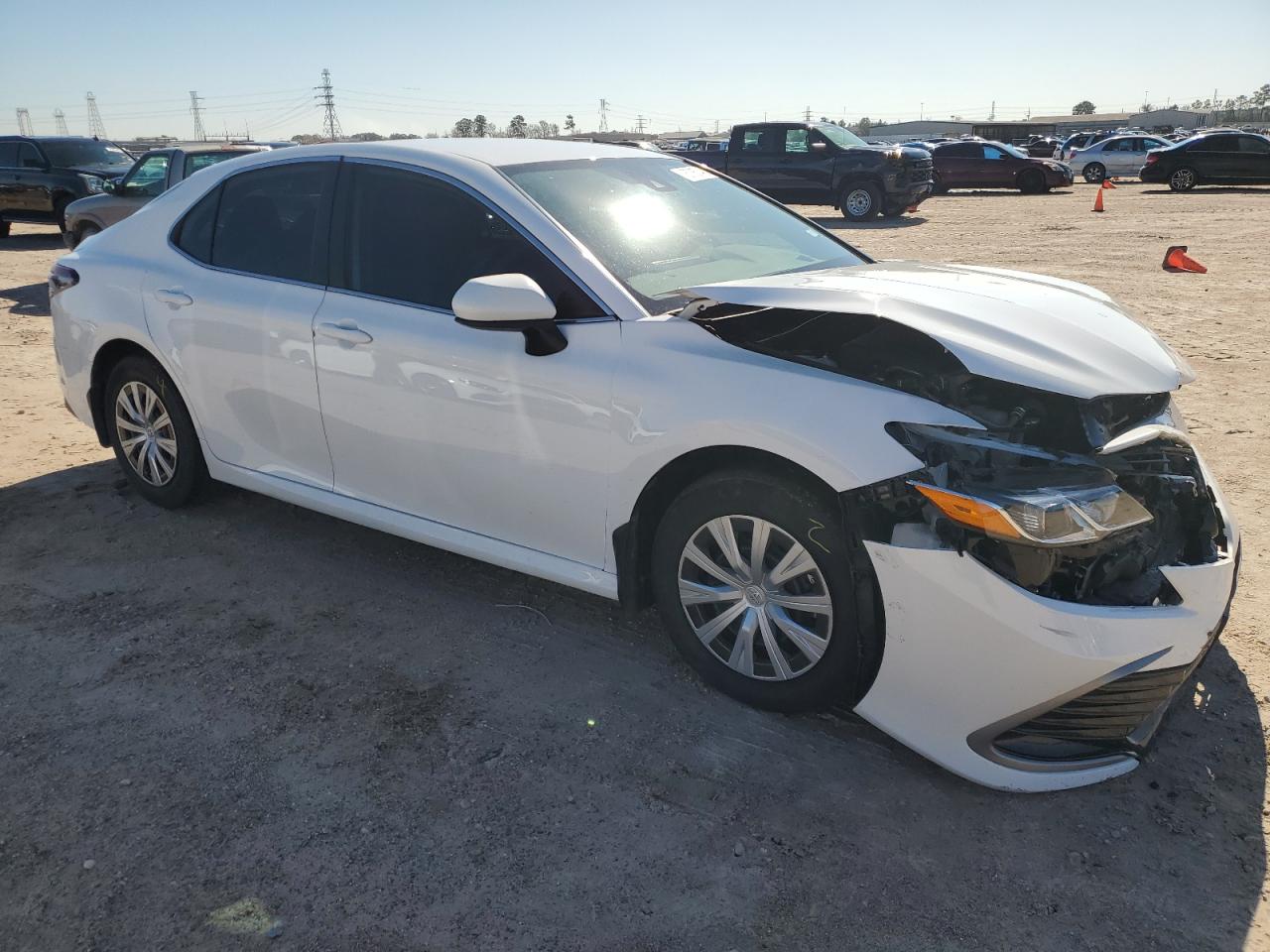 2023 Toyota Camry VIN 4T1C31AK1PU608120 Copart auction photo, all over damage thumbnail 4