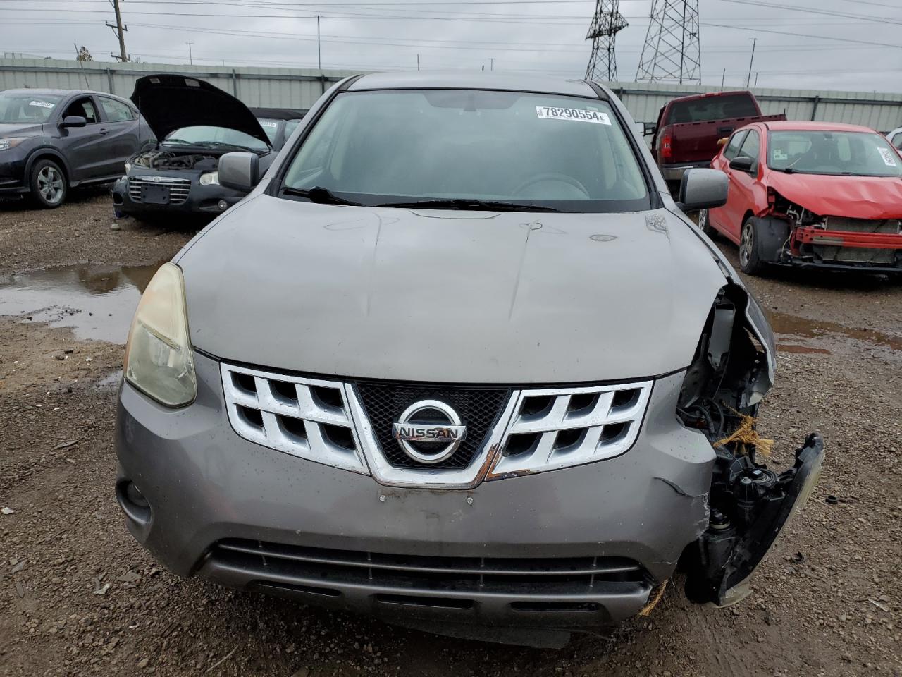 2013 Nissan Rogue VIN JN8AS5MV0DW666543 Copart auction photo, front end damage thumbnail 5