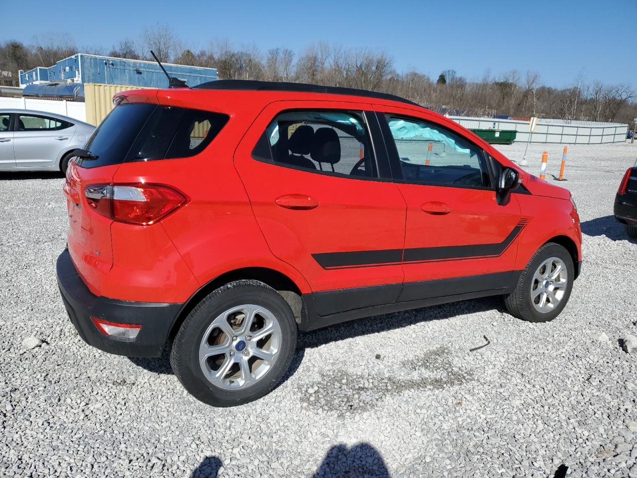 2021 Ford EcoSport VIN MAJ3S2GE8MC408423 Copart auction photo, side / front end damage thumbnail 3