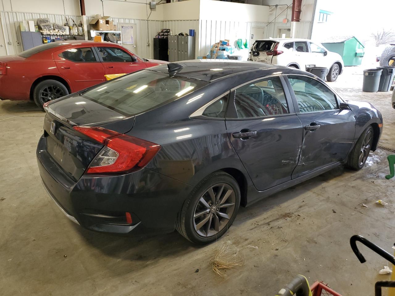2020 Honda Civic VIN 19XFC1F70LE014892 Copart auction photo, front end / side damage thumbnail 3
