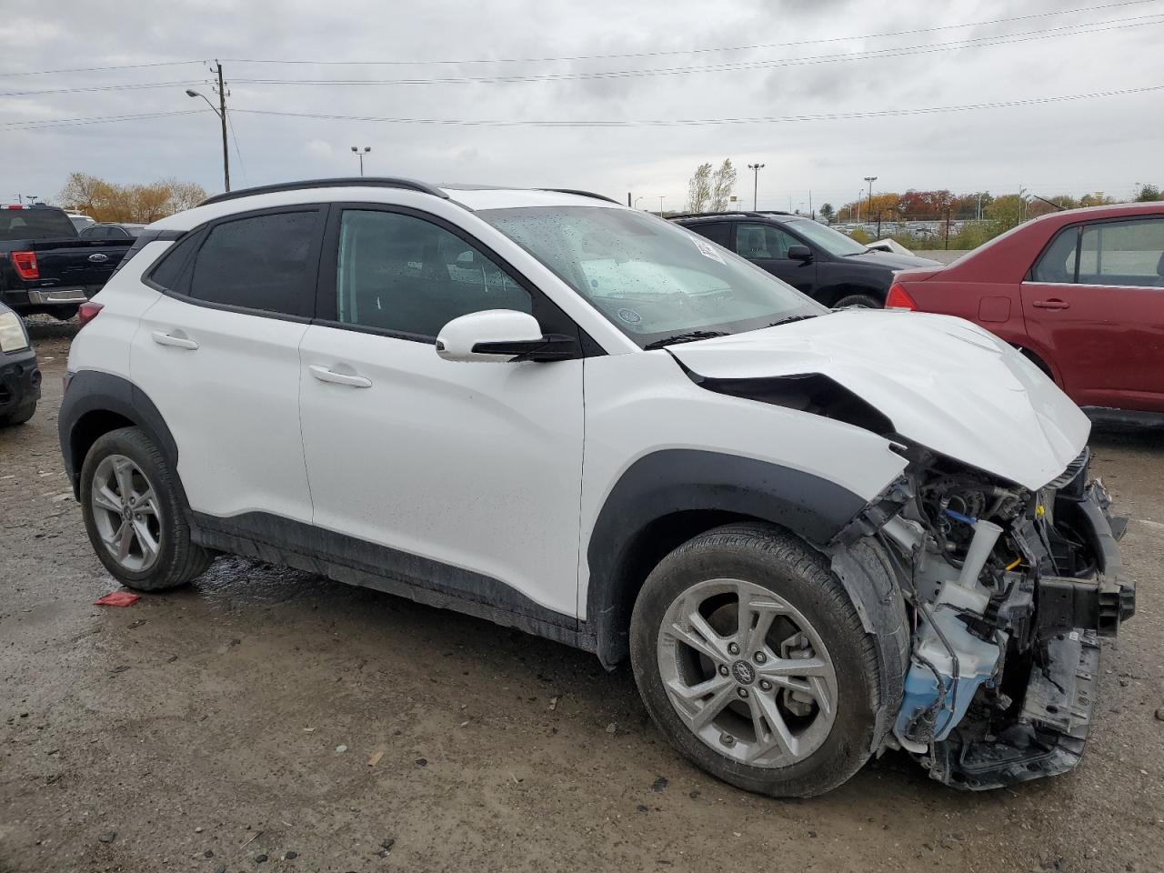 2022 Hyundai Kona VIN KM8K3CAB6NU840734 Copart auction photo, front end / minor dent/scratches damage thumbnail 4
