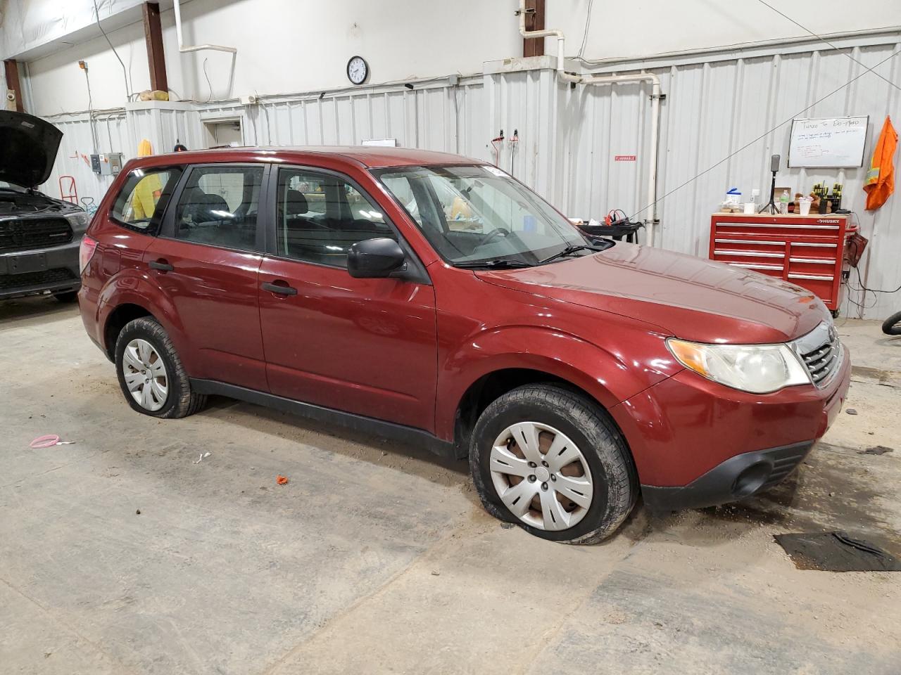 2009 Subaru Forester VIN JF2SH61689H794852 Copart auction photo, side / rear end damage thumbnail 4