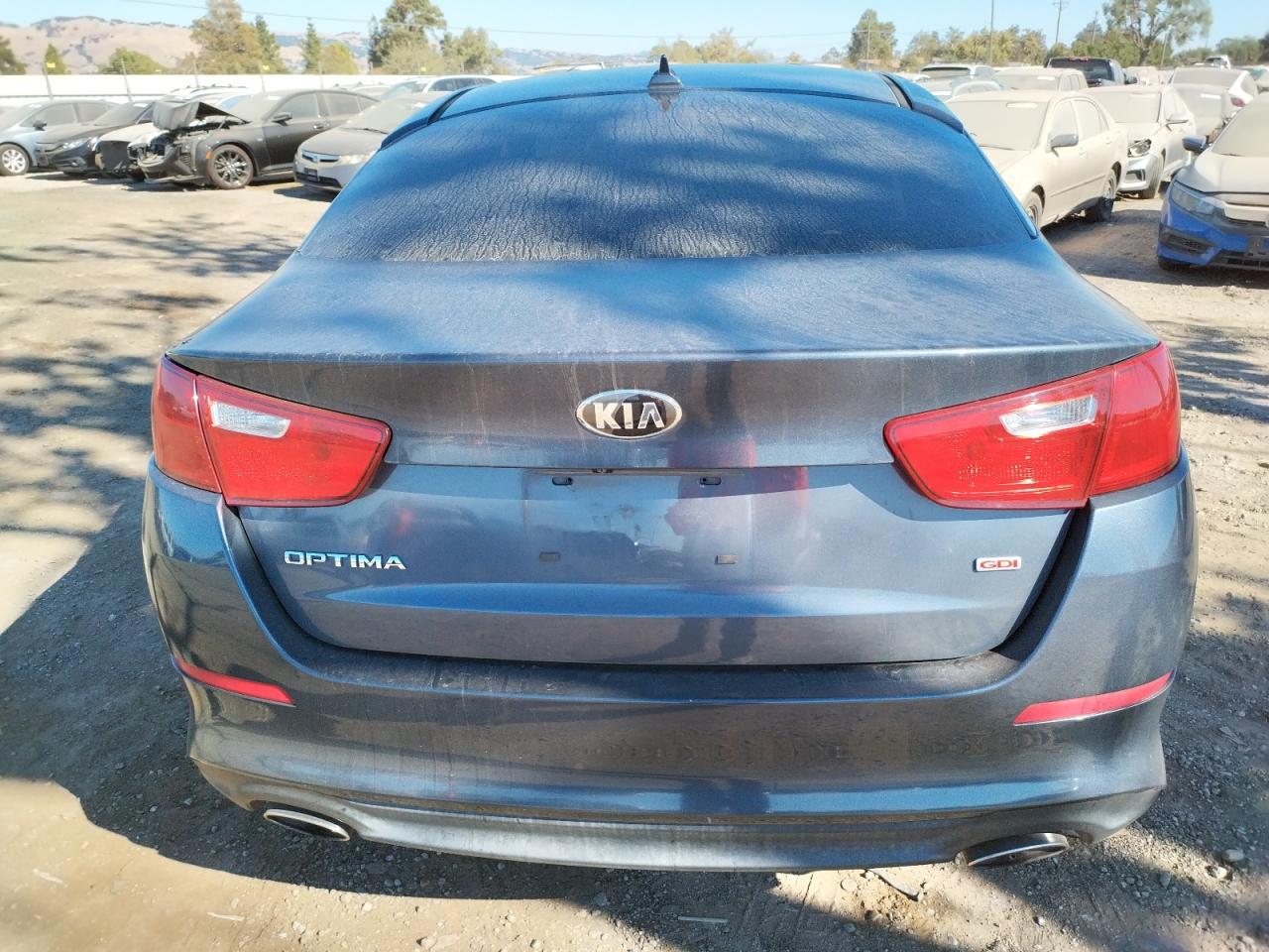 2015 KIA Optima VIN KNAGM4A71F5532324 Copart auction photo, vandalism damage thumbnail 6
