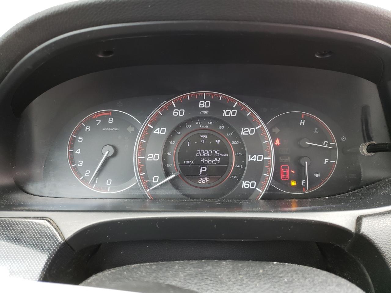 2014 Honda Accord VIN 1HGCR2F53EA260526 Copart auction photo, side / rear end damage thumbnail 9