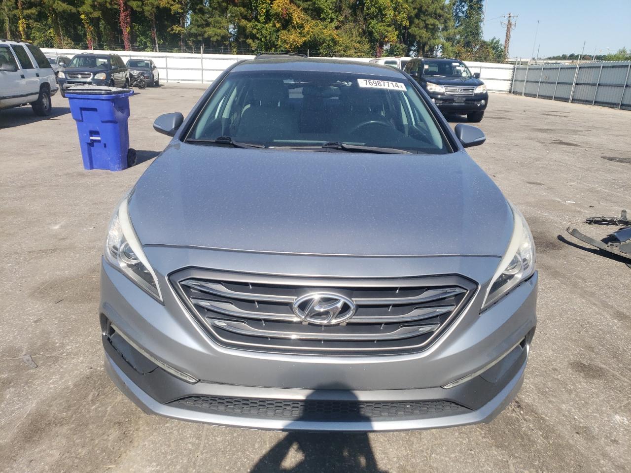 2016 Hyundai Sonata VIN 5NPE34AF1GH344294 Copart auction photo, rear end damage thumbnail 5