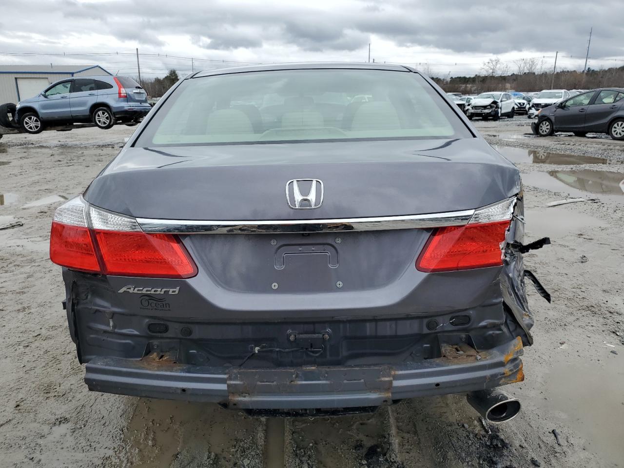 2014 Honda Accord VIN 1HGCR2F70EA053240 Copart auction photo, rear end damage thumbnail 6